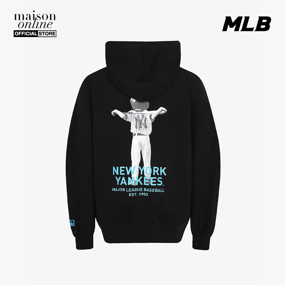 MLB - Áo hoodie tay dài phối mũ thời trang Back Painting 31HDE3011-50L | BigBuy360 - bigbuy360.vn