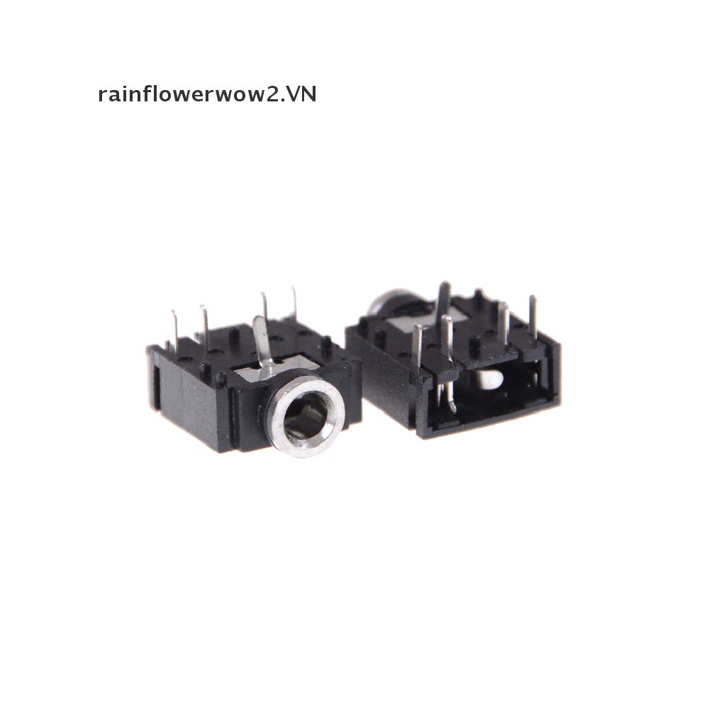 Bộ 10 Đầu Cắm Tai Nghe 3.5mm 5 Chấu PCB Chuyên Dụng