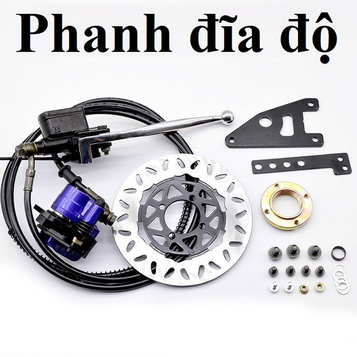 Bộ chế phanh đĩa dầu cho xe điện các loại - ren vặn