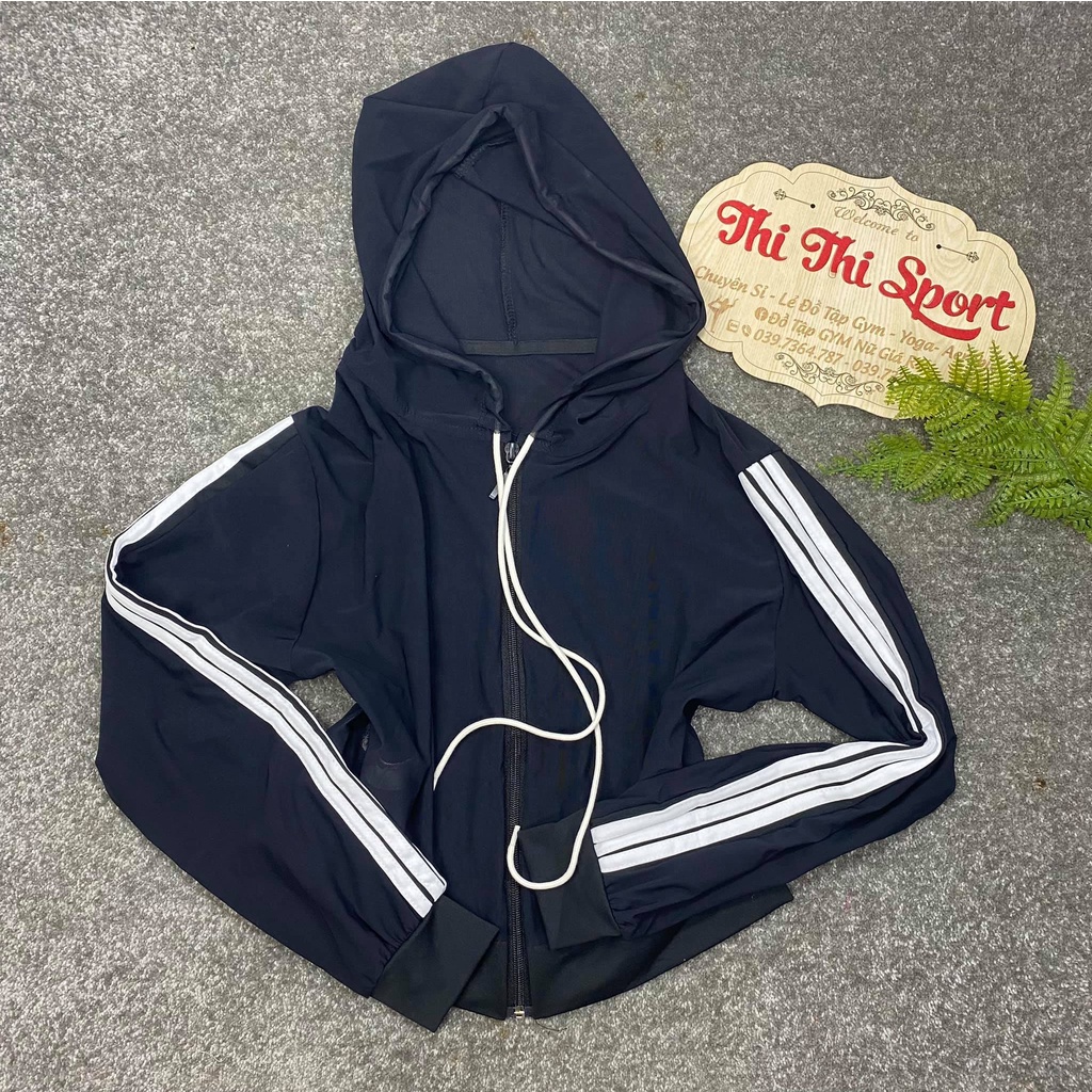 Áo khoác lưới 3 sọc TẬP GYM
