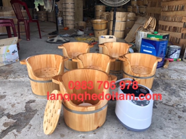 ✳Xả kho -Thùng xông đầu dưỡng sinh gỗ nhập khẩu Loại 1 cam kết 💯