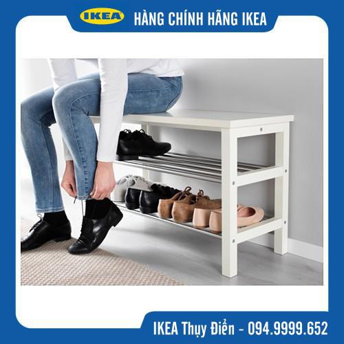 TJUSIG - kệ để giầy 3 tầng / Bench with shoe storage