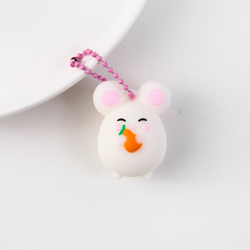 Móc khóa cute- móc gắn chìa khóa kết hợp kẹp chống muỗi tinh dầu thiên nhiên cho bé
