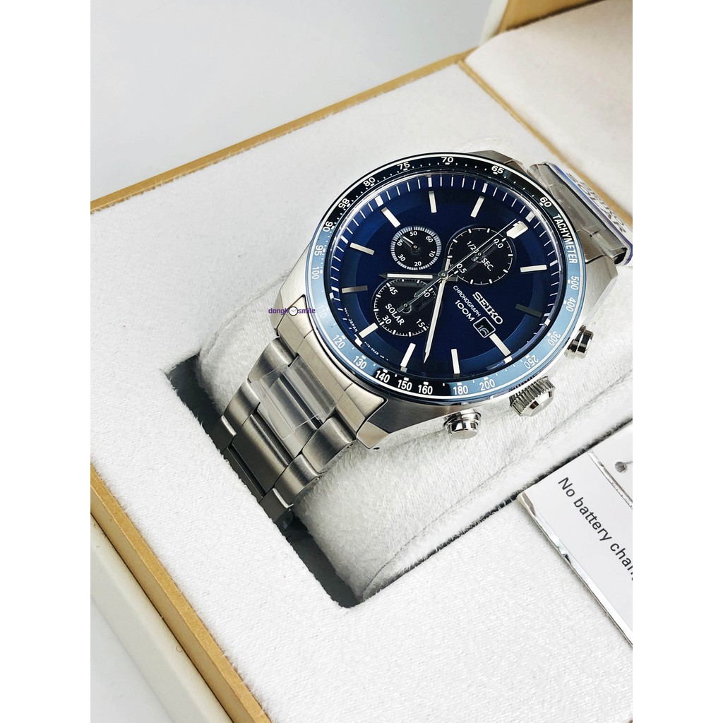 Đồng hồ nam Seiko solar chronograph V176 SSC719P1