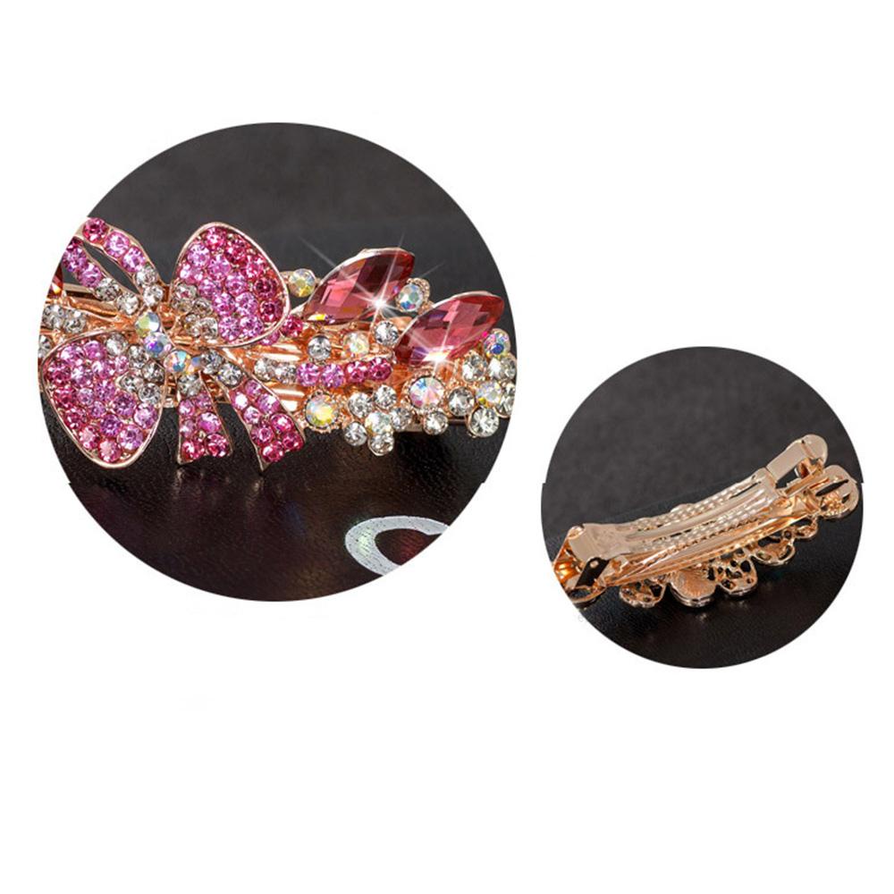 Kẹp Tóc Đính Hoa Phong Cách Công Chúa|Kẹp Tóc Hình Bướm