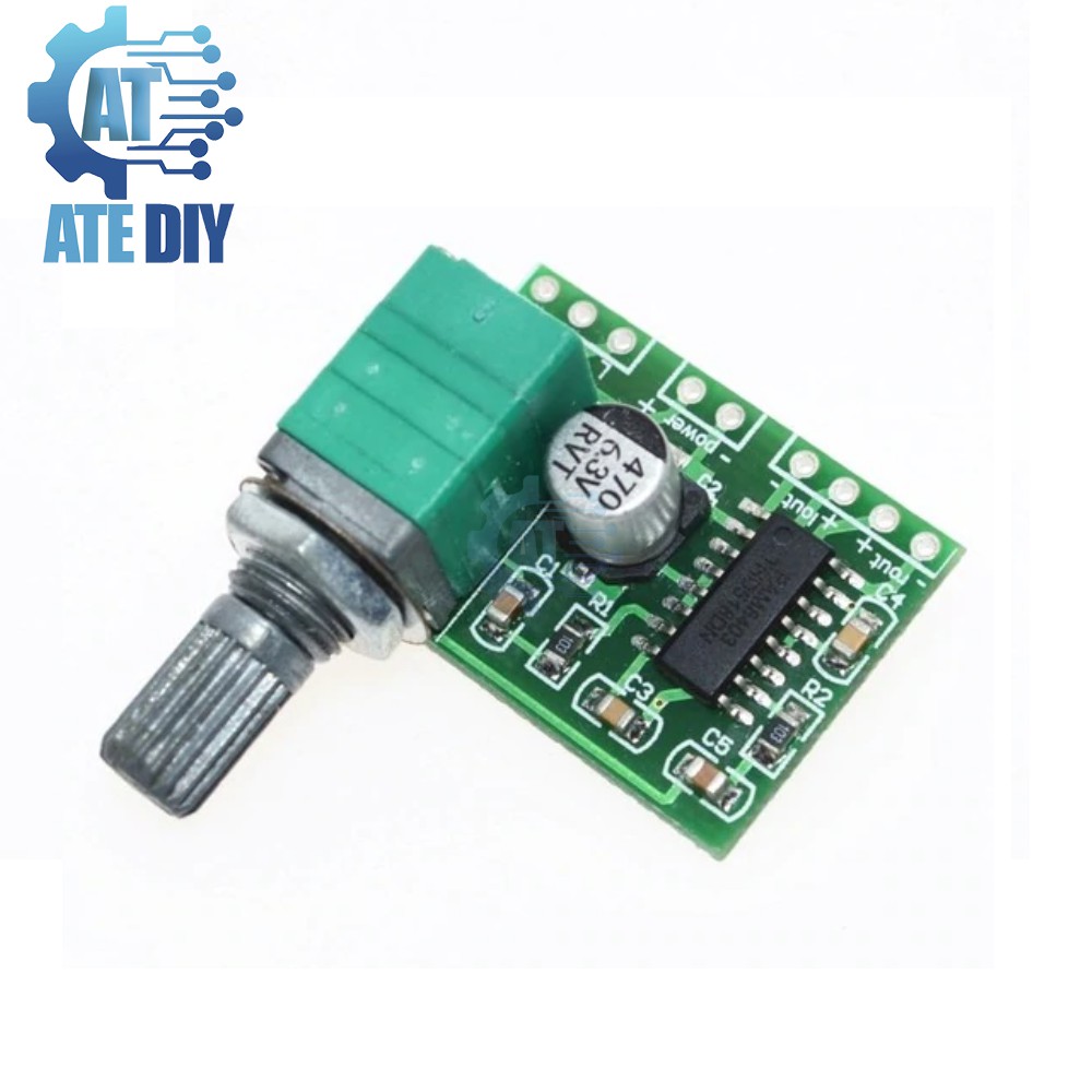 Mạch Khuếch Đại Âm Thanh PAM8403 Hifi Class D 2 kênh 6W Có Volume