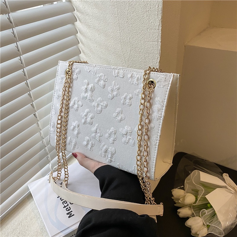 Túi Đeo Vai / Kẹp Nách Dáng Vuông Nhỏ In Họa Tiết Thời Trang Sang Trọng Cho Nữ