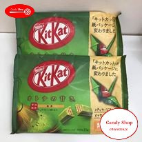 Kitkat trà xanh date T10/20 xách tay Nhật