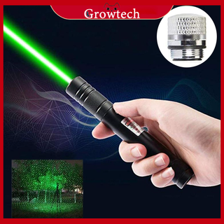 Đèn laser ánh sáng xanh lá 532nm 10000m 303 lazer có thể sạc lại bằng cổng usb #ls-303 rc