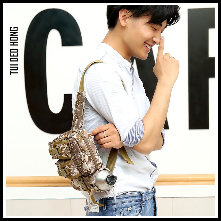 Túi Đeo Hông - Đeo Bụng Chiến Thuật Du Lịch, Thể Thao Đi Phượt Dã Ngoại Chống nước