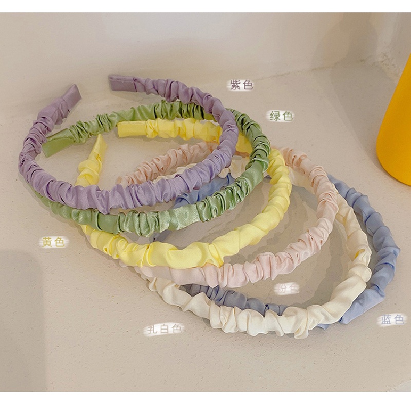 Băng Đô Bằng Vải Satin Thiết Kế Xinh Xắn Thời Trang