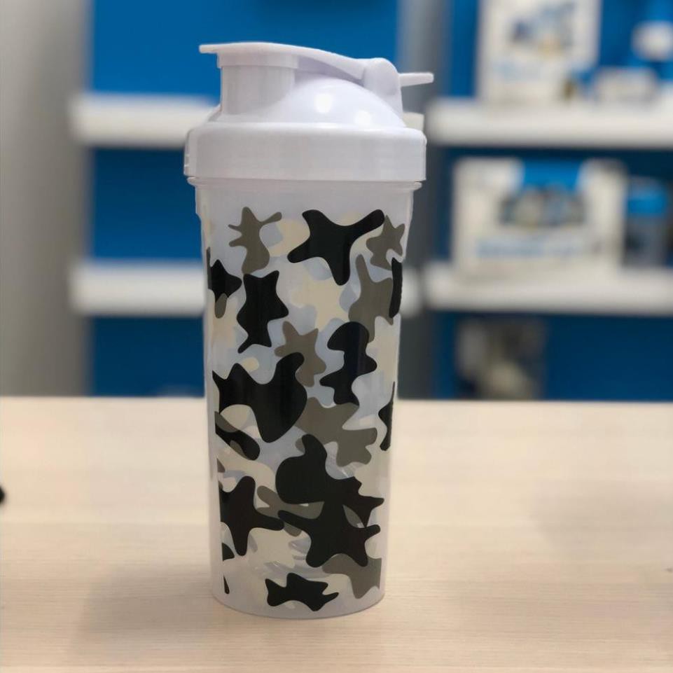 Bình Nước shaker Camo 800ml Nhựa BPA Free  - An Toàn Cho Người Dùng Authentic 100%