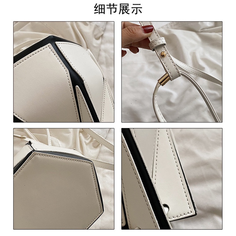 Túi đeo chéo JASMIN NOIR da PU thiết kế đơn giản cho nữ