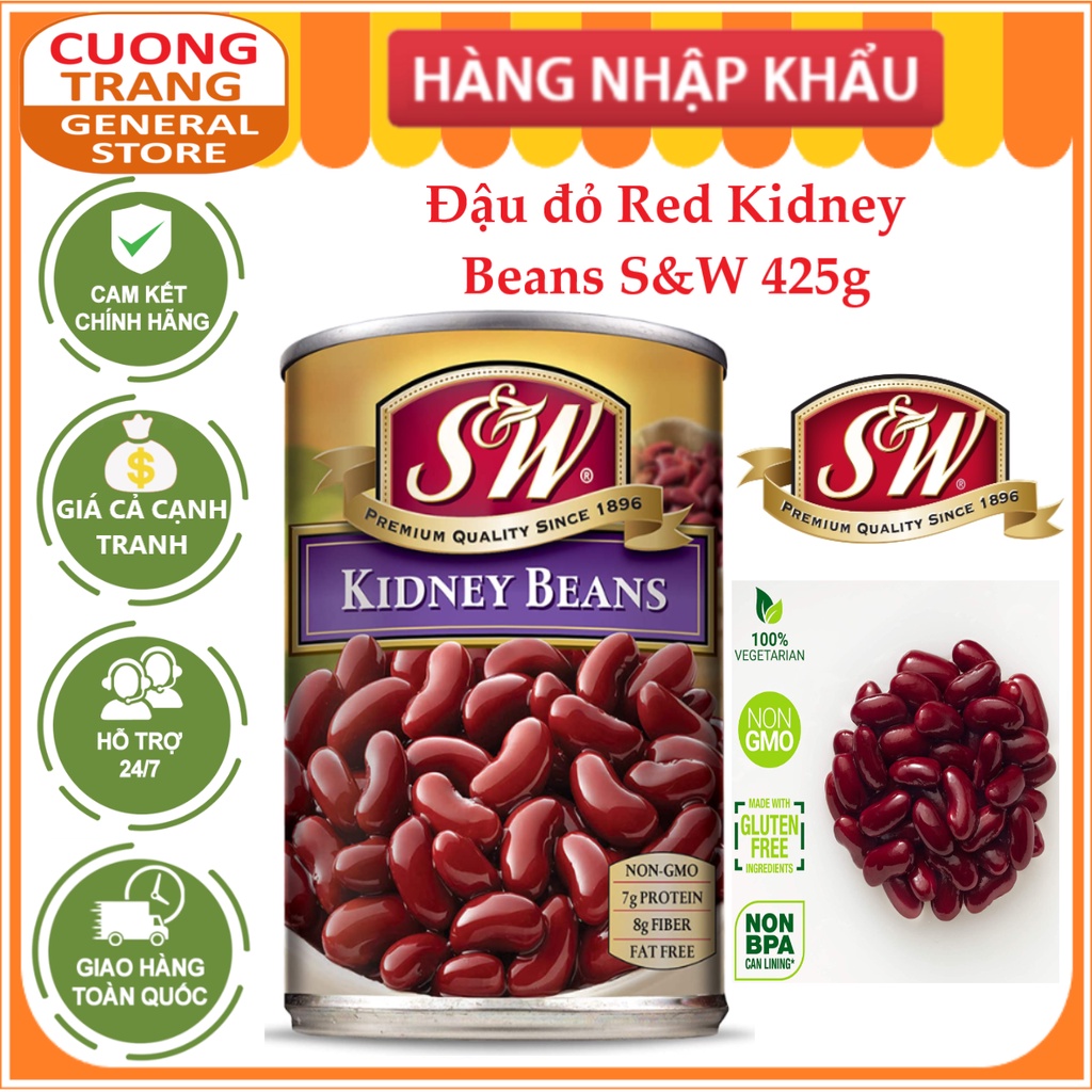 Đậu đỏ S&amp;W 425g KIDNEY BEANS