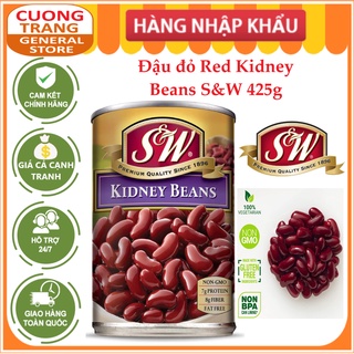 Đậu đỏ red kidney beans s&w 425g