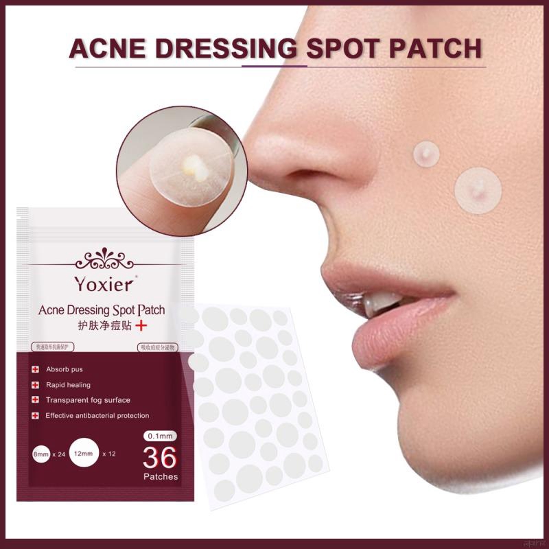 Set 36 Miếng Dán Hỗ trợ giảm mụn Thoáng Khí Không Đau Yoxier