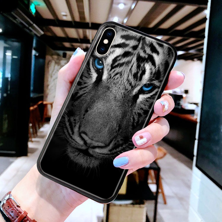 Ốp Lưng Iphone 8 plus đẹp Hình Hổ Báo Sư Tử_77 Retailsy 6s plus/7/7plus/8/8plus/x/xs/xs max/11//12/12 promax