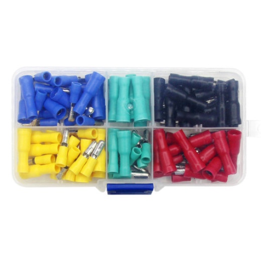 [Combo hộp 50 và 100 đầu cos 5 màu] Cos đầu đạn, cos MPD/ FRD 1.25-156 dùng sửa chữa xe máy - ô tô