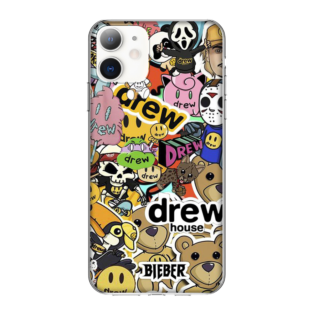 Ốp Điện Thoại Trong Suốt Hình Drew House Cho Iphone 11 Pro Xs Max Xr X 8 7 6s 6 Plus C137 Sk33