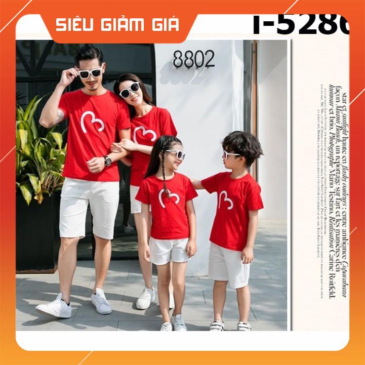 [ GIÁ GỐC ] I5286 Áo Thun Gia Đình Chất Thun 4 Chiều Co Gian