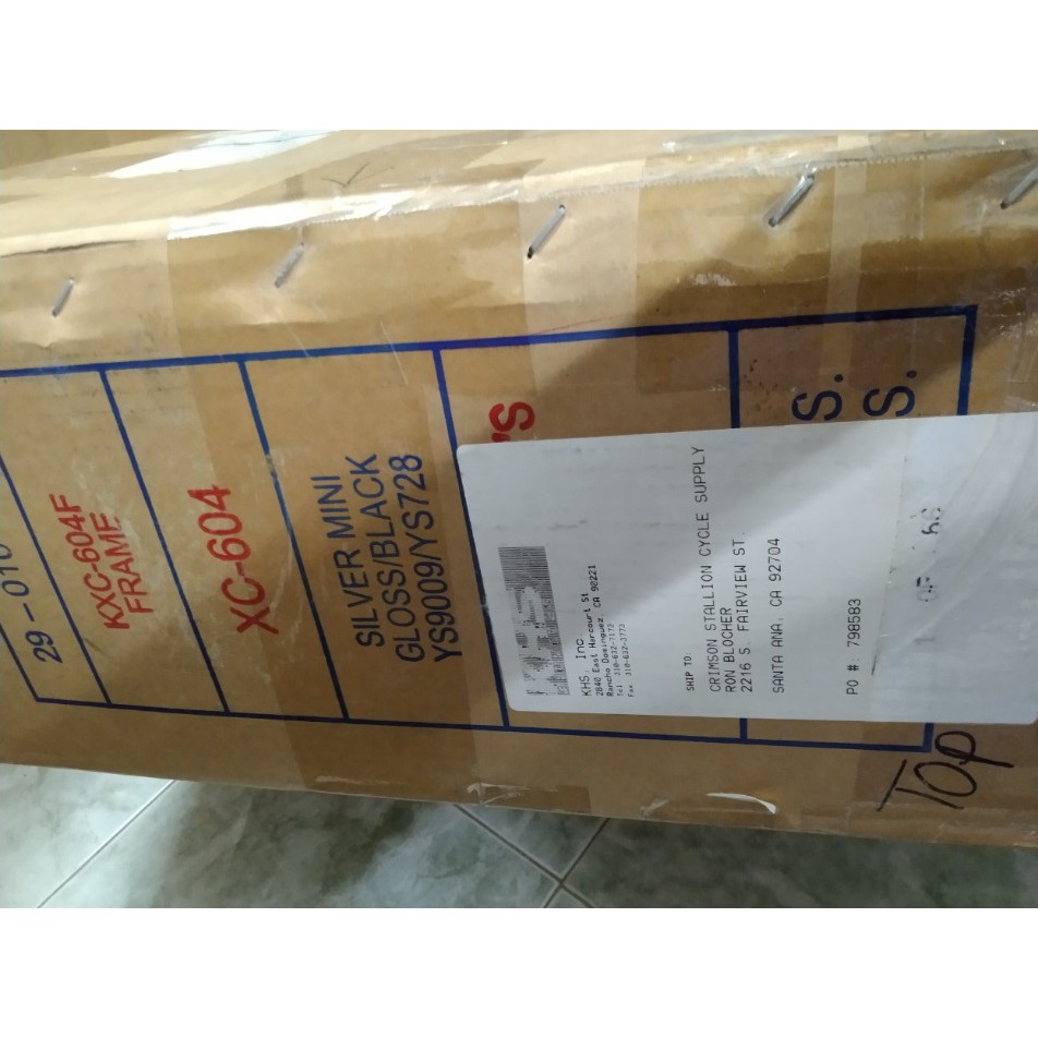 Khung sườn xe đạp KHS XC-604 bằng nhôm, sử dụng cho 2 nhún