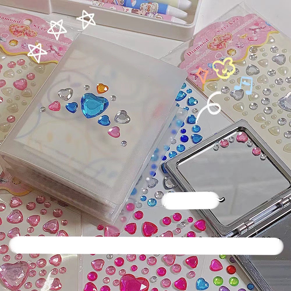Sticker Đính Đá 3D Crystal Deco Dán Trang Trí Đáng Yêu