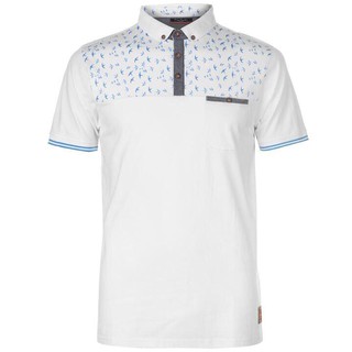 [100% cotton] Áo Thun Pierre Cardin Plain Polo Shirt Mens Cao Cấp (White - Mẫu mới - Size EU - UK)