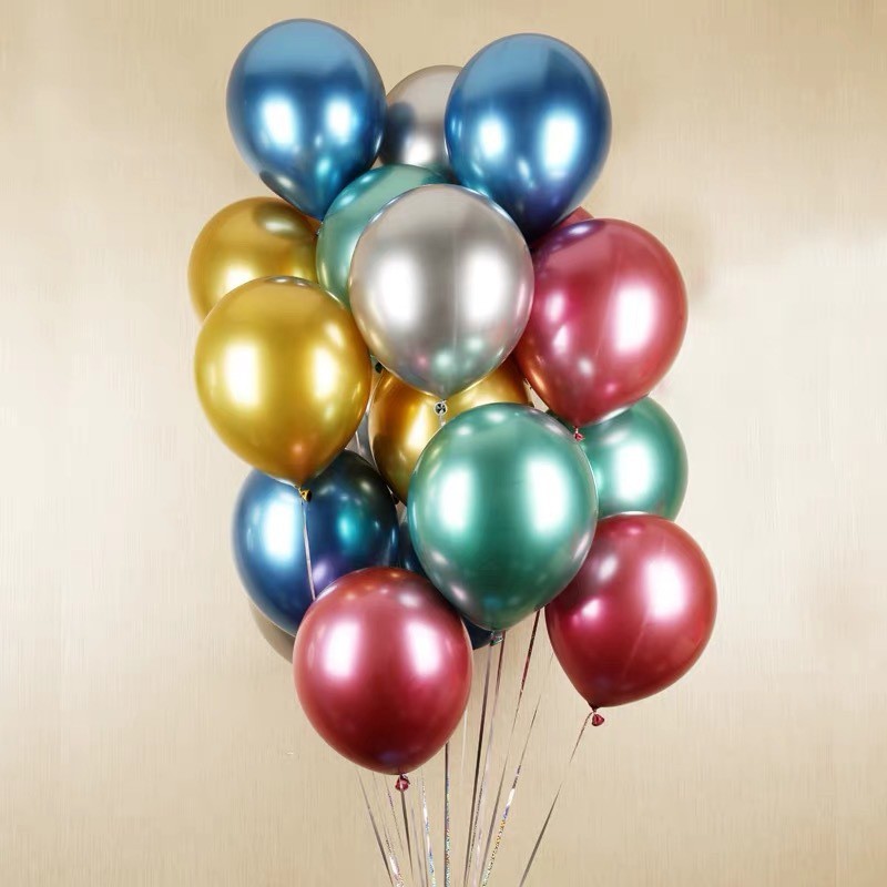 Sỉ 50 quả bóng siêu nhũ chrome (chọn màu size 12 inch)