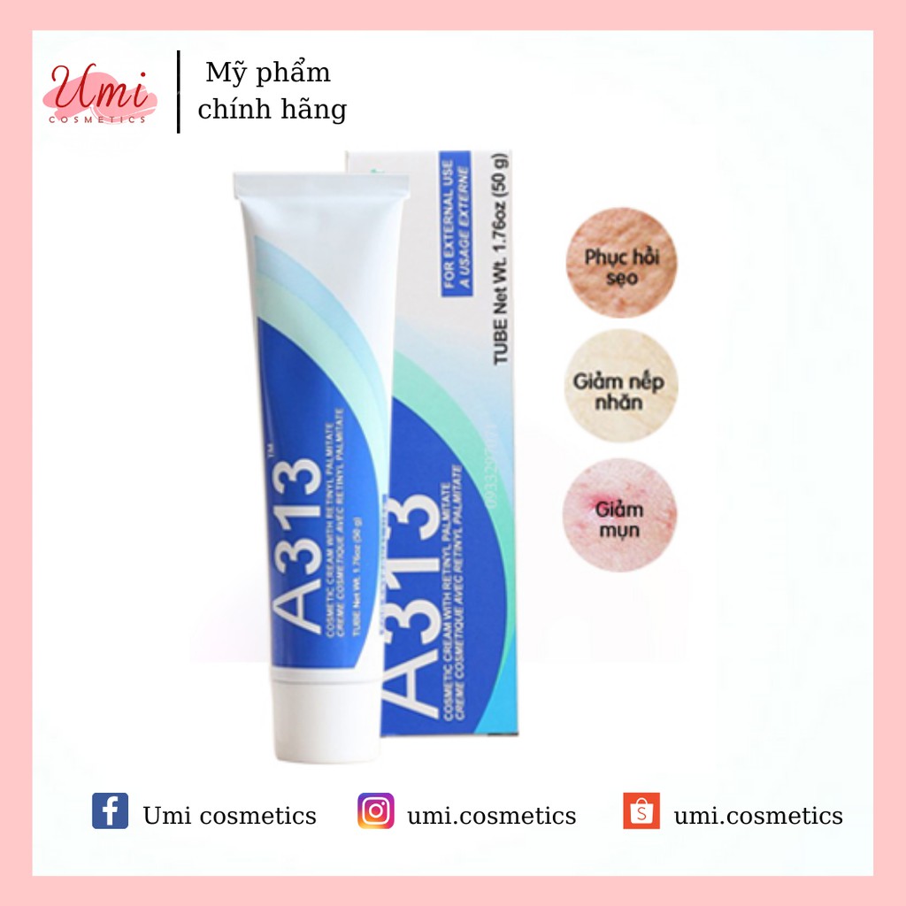 Kem A313 Pommade Retinol Cream- chống lão hoá, giảm nếp nhăn