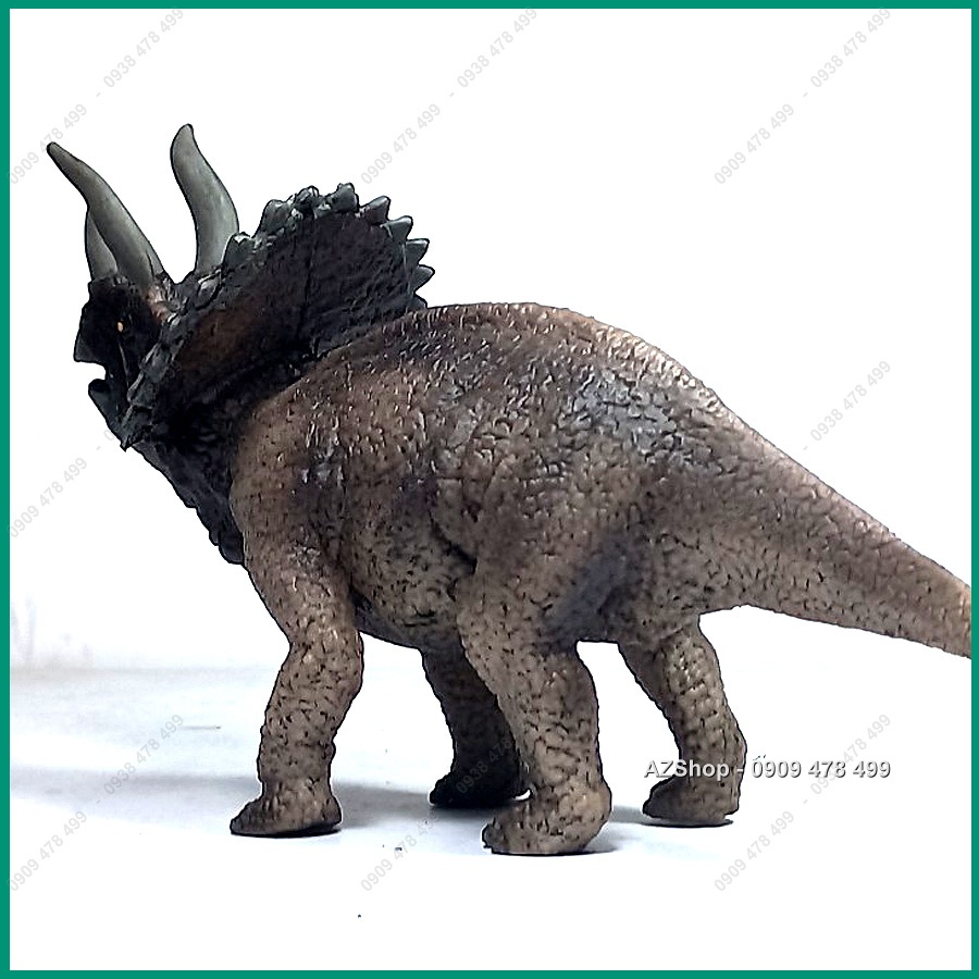 Mô Hình Khủng Long Tê Giác 3 Sừng Triceratops Sống Động - Nâu