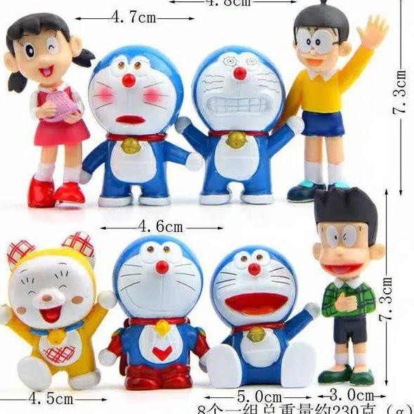 Mô Hình Nhân Vật Phim Doraemon Nobita Shizuka F8