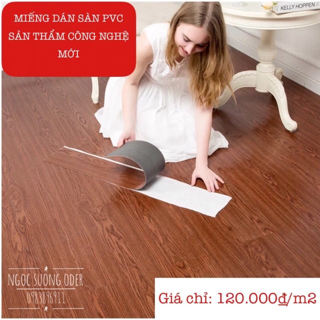 Sàn nhựa vân gỗ PVC