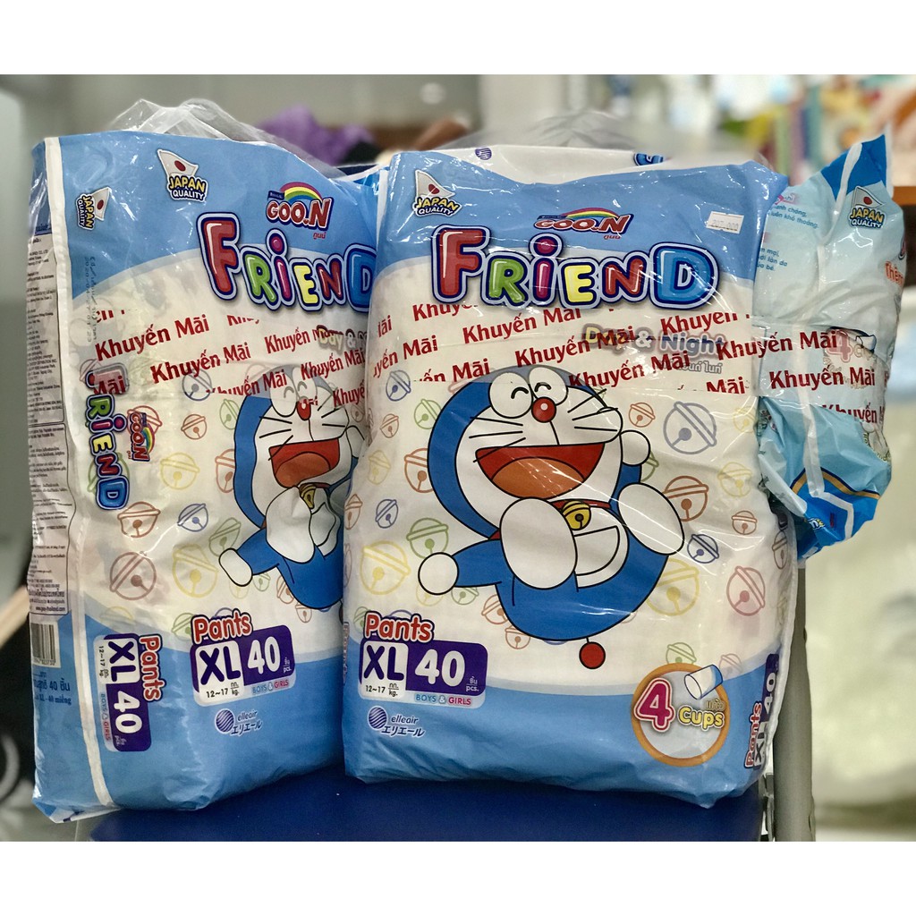 Tã bỉm quần Goo.N Friend XL40 (12-17kg)