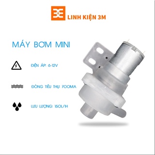 Máy Bơm Mini 12VDC Trắng, Máy Bơm MB365