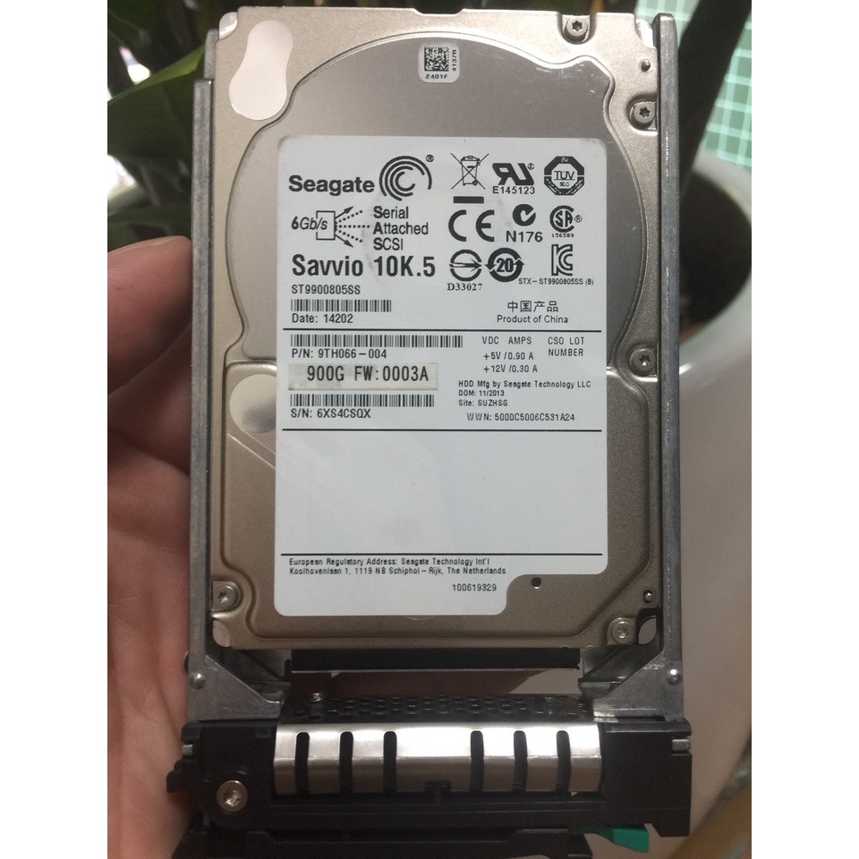 Ổ cứng máy chủ Seagate 900GB Savvio ST9900805SS SAS 10K HDD 2,5 inch