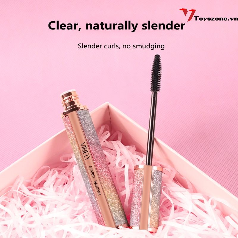 Mascara sợi tơ 4D màu đen chống thấm nước chuốt dài và cong mi
 | BigBuy360 - bigbuy360.vn
