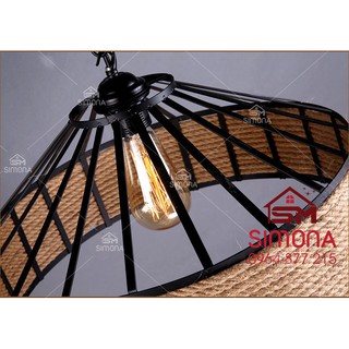 Đèn thả Thừng Nâu DT 0317