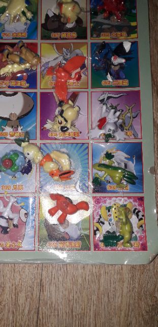 SÉT 24 CÁI MÔ HÌNH POKEMONRL bằng nhựa có kích thước dài 4 đến 6 cm bằng nhựa76