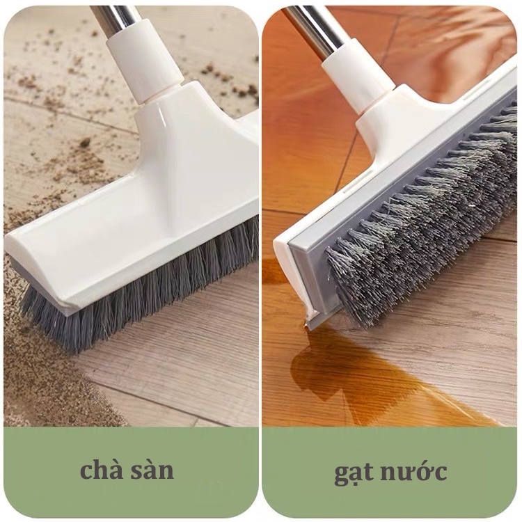 Chổi Chà Sàn Kèm Gạt Nước 2 Trong 1 Thông Minh