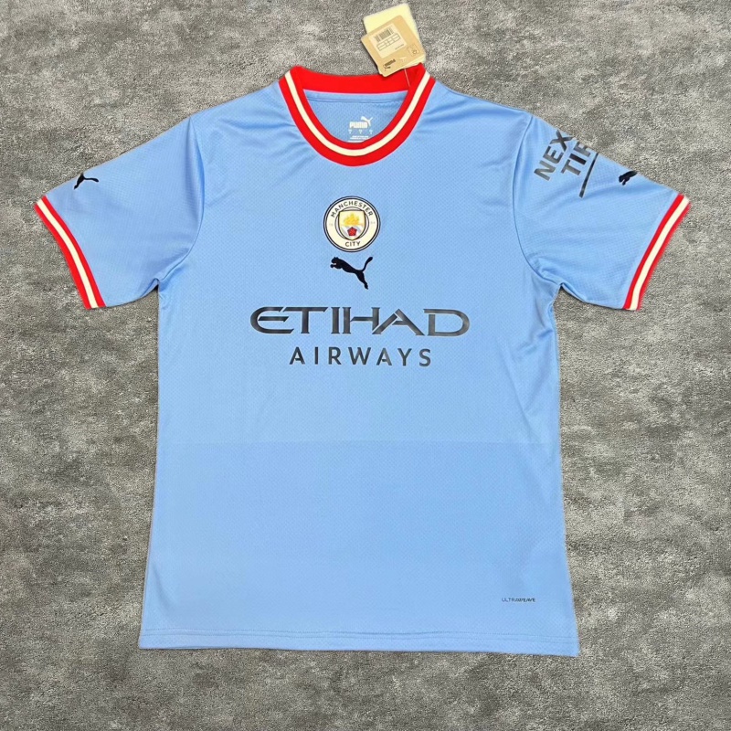 Áo Thun Đá Banh Tay Ngắn Số 22-23 Manchester City