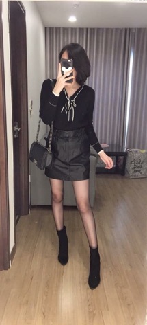 [ Đẹp- độc - lạ ] Áo len cừu buộc nơ