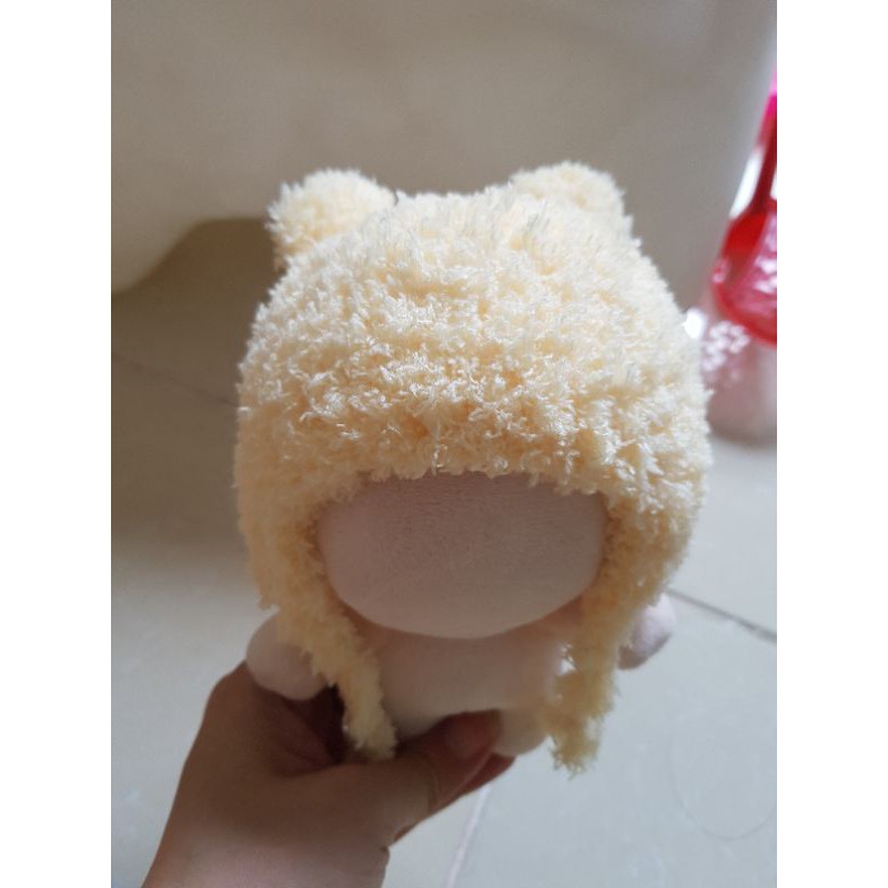 Mũ len tai gấu cho doll
