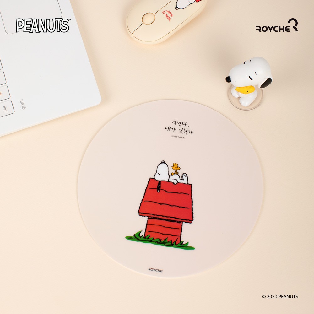 MIẾNG LÓT CHUỘT PEANUTS SNOOPY HÌNH TRÒN Beens Company