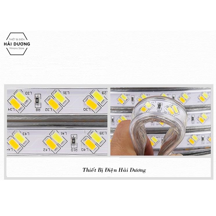 Đèn Led Dây Việt Hàn 2 Hàng VH-2835 ( 156 - 180 mắt led ) / VH-5730 ( 240 mắt led ) Ánh Sáng Trắng - Vàng ( Cuộn 50m )