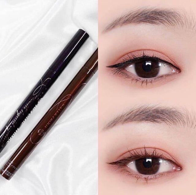 Kẻ mắt nước Kiss Me Smooth Eyeliner Super Keep Black