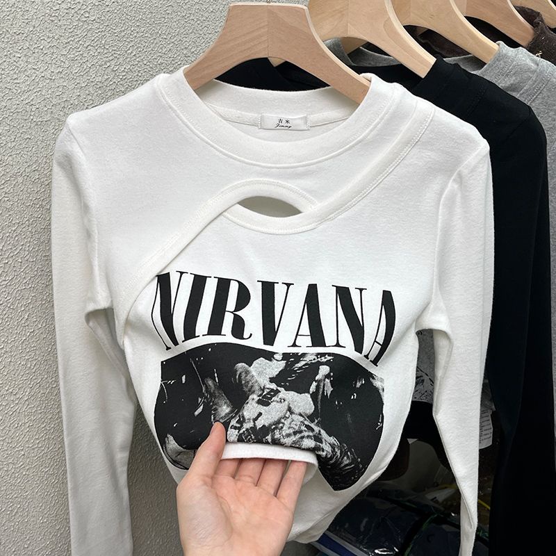 Áo Thun Cotton Tay Dài Thoải Mái Thời Trang Xuân Thu Cho Nữ