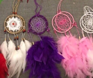 Móc khoá dreamcatcher đường kính 8 cm