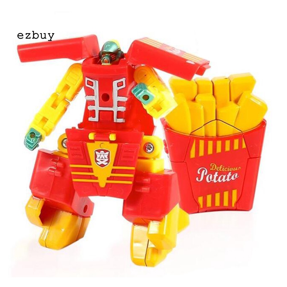 Mô Hình Đồ Chơi Biến Hình Bánh Hamburger Cho Bé