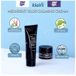 Kem Dưỡng Phục Hồi Da DEAR KLAIRS Midnight Blue Calming Cream 30ml ~ 60ml
