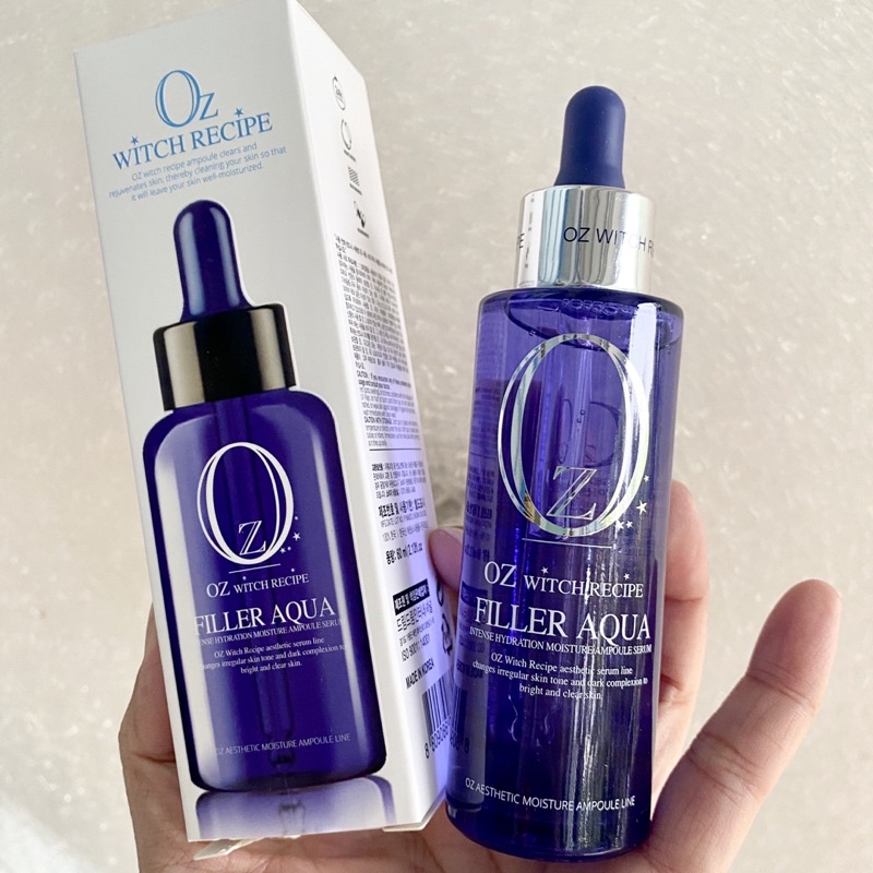 Serum cấp nước dưỡng ẩm Filler Aqua HA kết hợp Peptide OZ 60ml - Chuẩn Auth